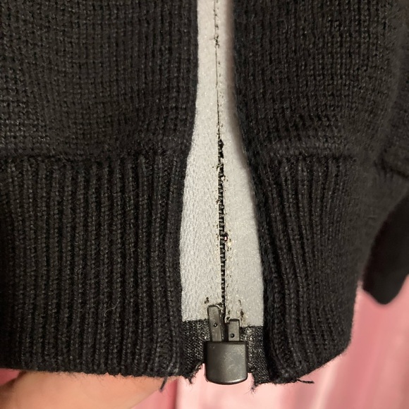 🖤MEN’S•BOSS•HUGO BOSS•MED•ZIP UP KNIT/REFLECTIVE HOODIE🖤 - Picture 9 of 9
